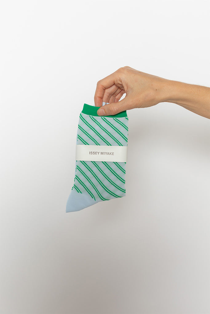 Generic Stripes Socks - Mint Hued