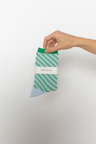 Generic Stripes Socks - Mint Hued