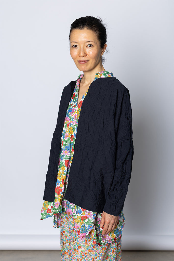 Giacca Jacket Bomber Singola Lavata - Black