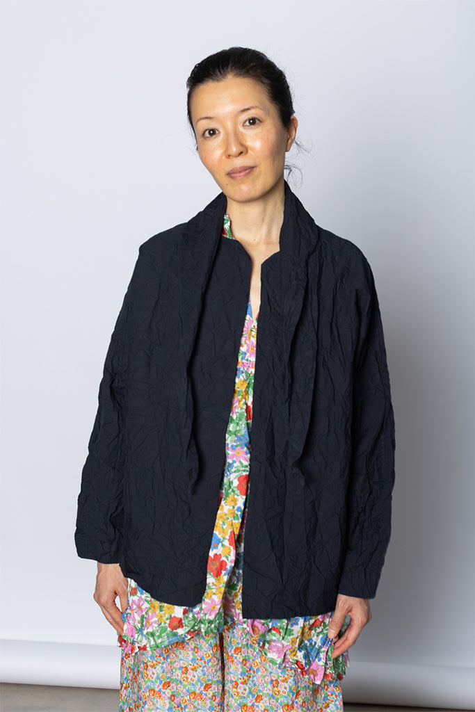 Giacca Jacket Bomber Singola Lavata - Black