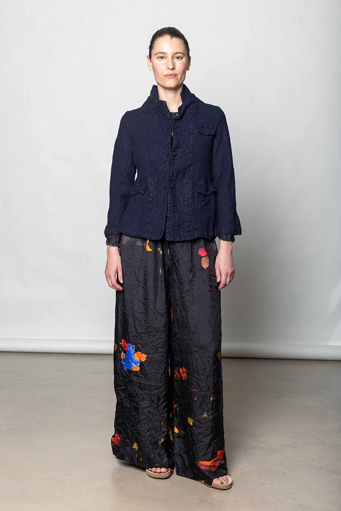 Giacca Jacket Fausto TV Lavata - Blu Navy
