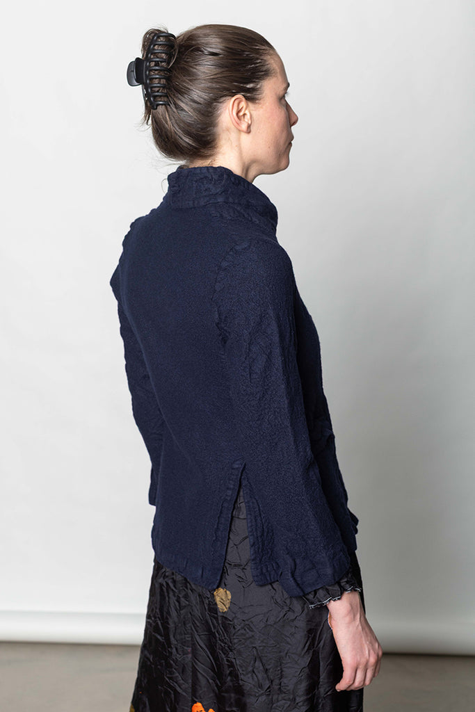 Giacca Jacket Fausto TV Lavata - Blu Navy