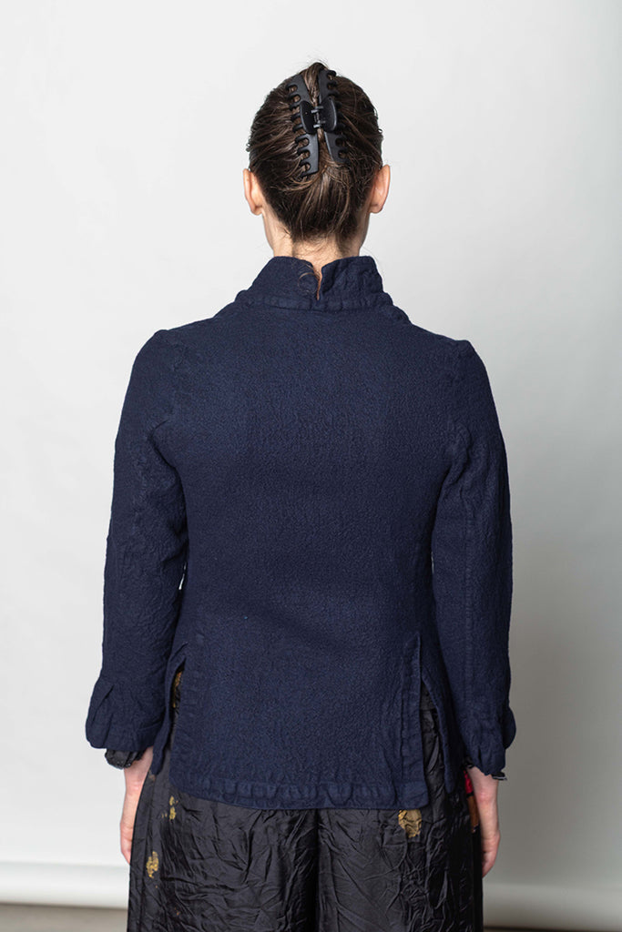 Giacca Jacket Fausto TV Lavata - Blu Navy