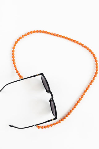Brillenkette Eye Glasses Chain - Orange/Orange