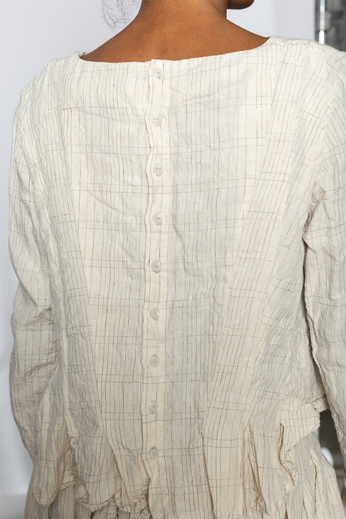 HB Top - Silver Check