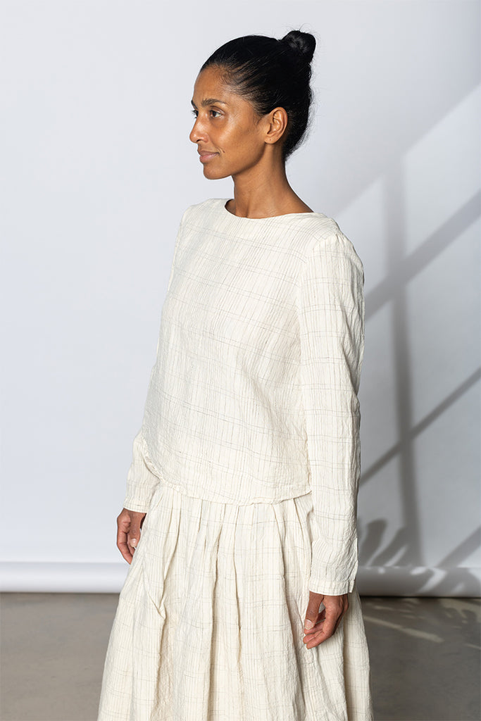 HB Top - Silver Check