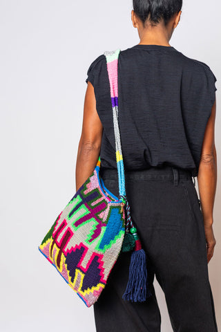 Half Diamond & Pole Bilum - 3318