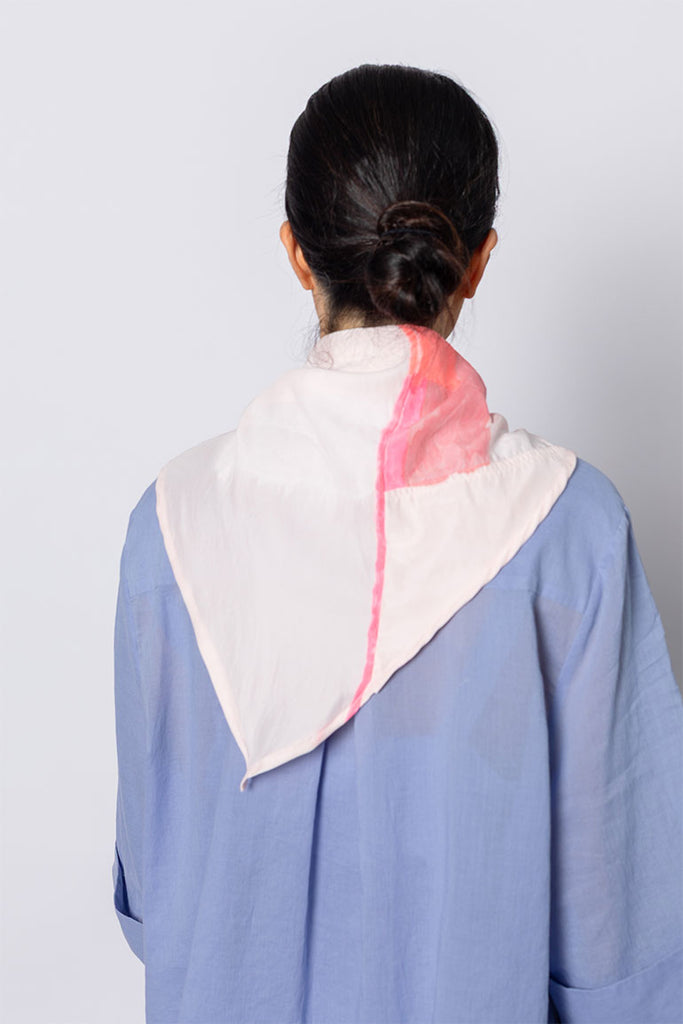 Hand Painted Scarf II - Pink/Peach