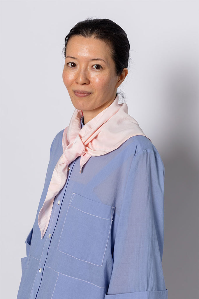 Hand Painted Scarf II - Pink/Peach