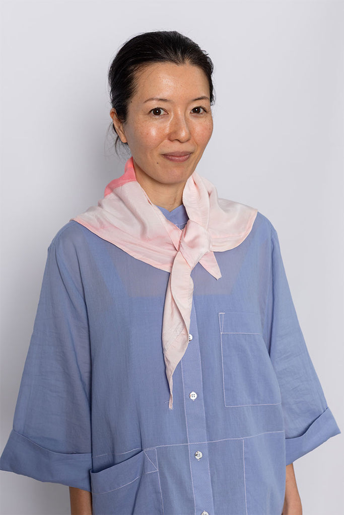 Hand Painted Scarf II - Pink/Peach