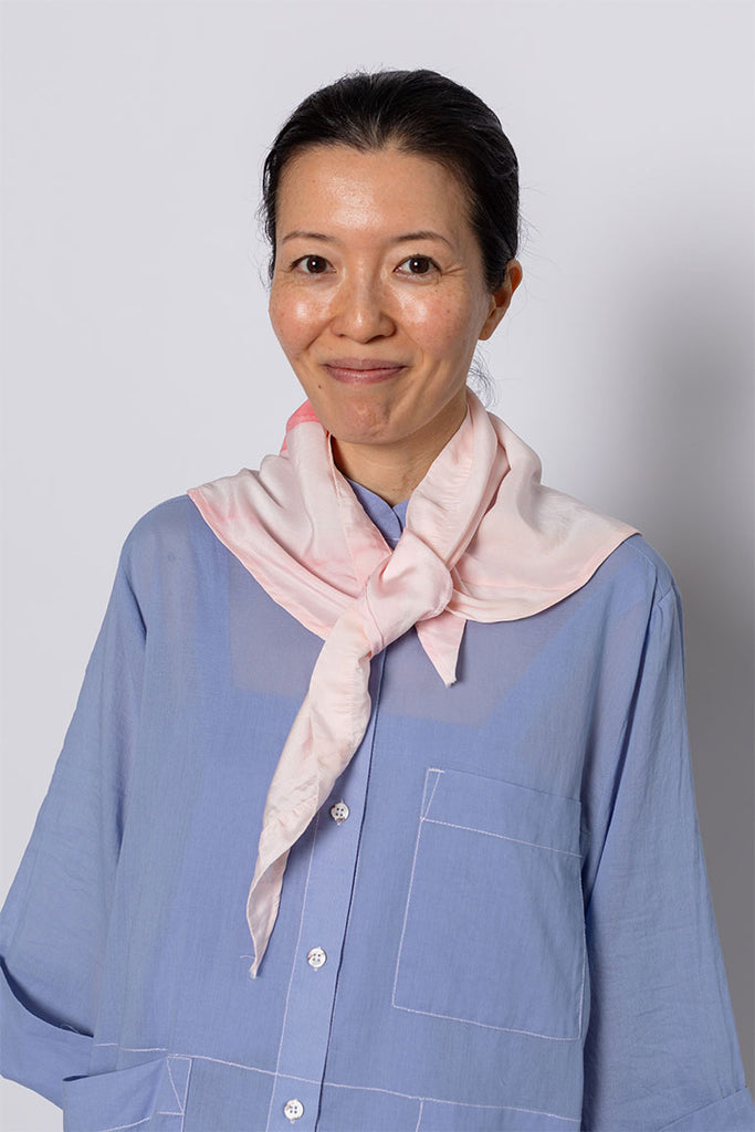 Hand Painted Scarf II - Pink/Peach