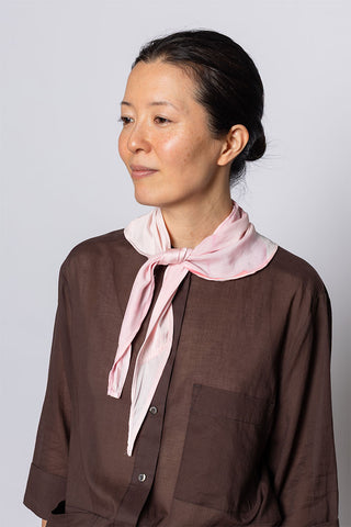 Hand Painted Scarf V - Pink/Pink