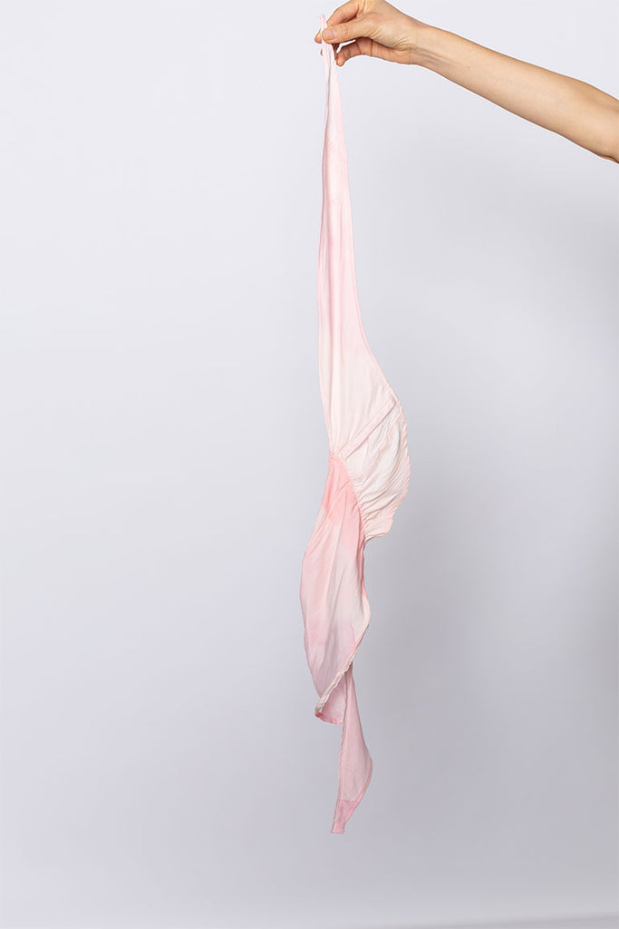 Hand Painted Scarf V - Pink/Pink