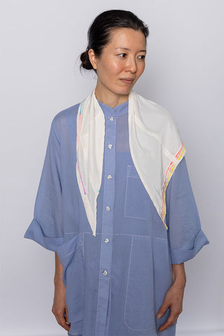 Hand Painted Scarf X - Multi Texta Test Border