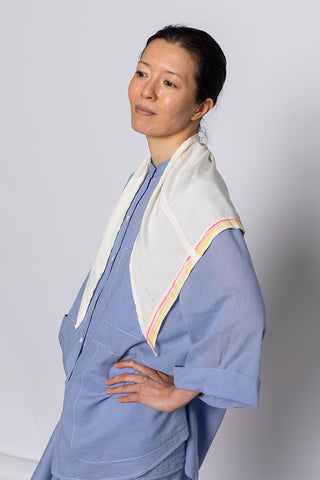 Hand Painted Scarf X - Multi Texta Test Border