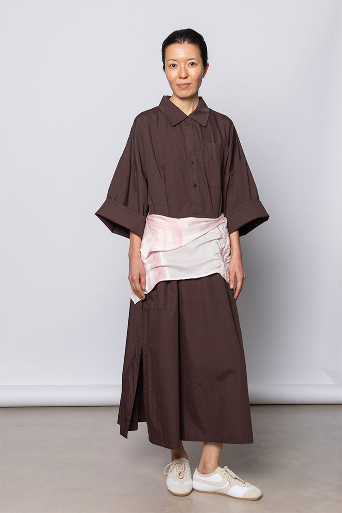 Hand Painted Sash belt Scarf - Pink/Pink