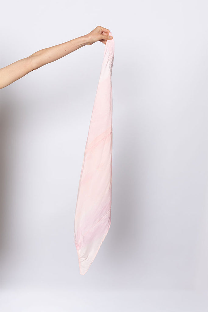 Hand Painted Scarf III - Pink Wash