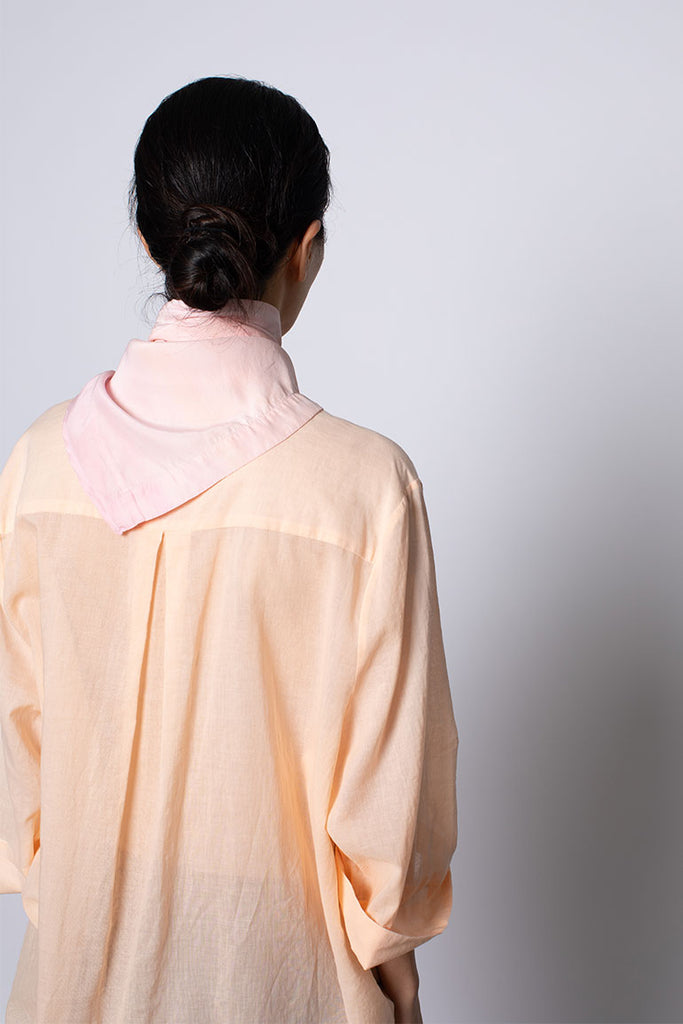 Hand Painted Scarf III - Pink Wash