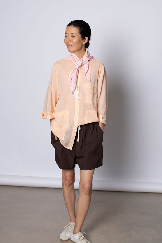 Hand Painted Scarf III - Pink Wash