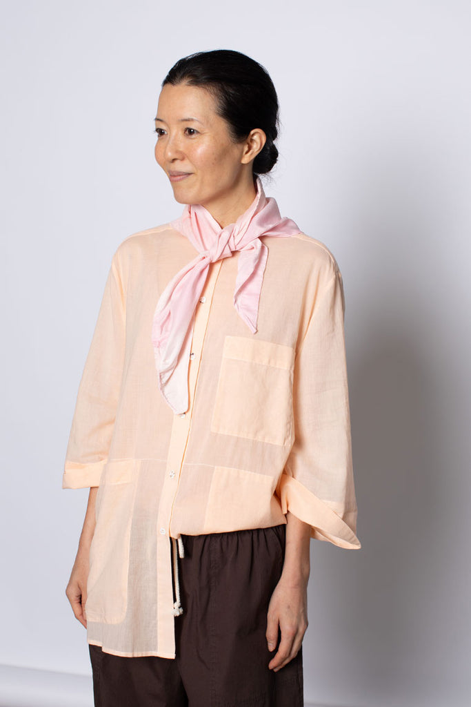 Hand Painted Scarf III - Pink Wash