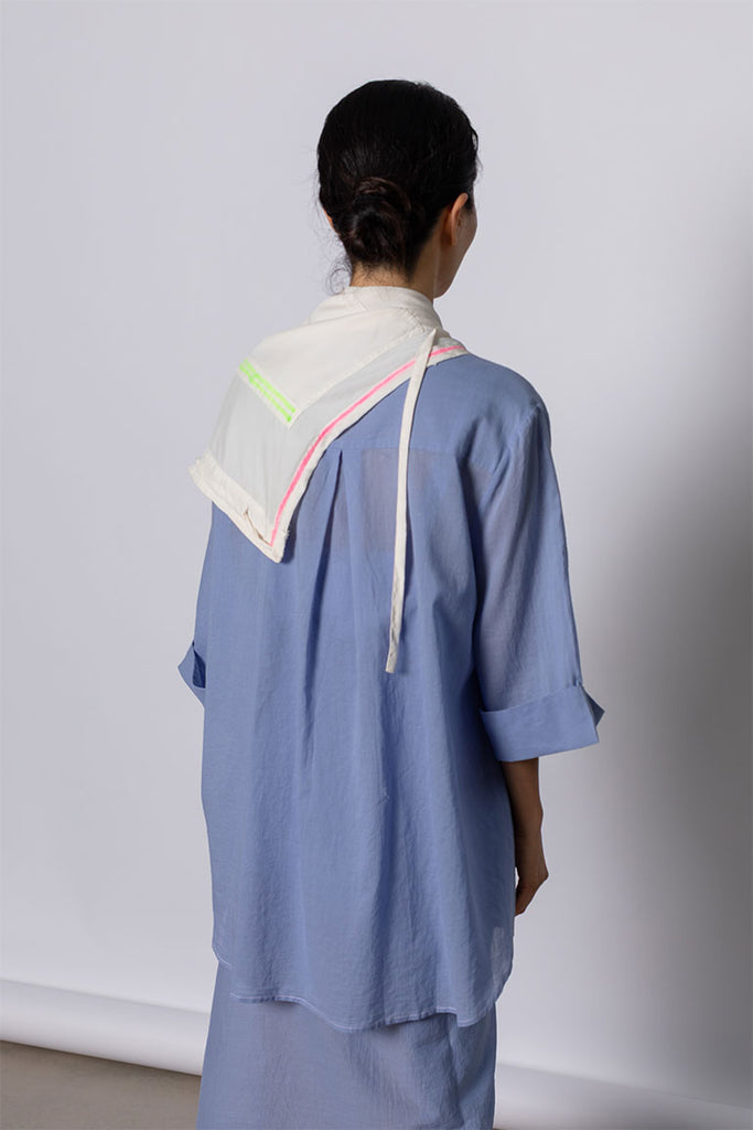 Hand Painted Scarf IX - Highlighter Tester