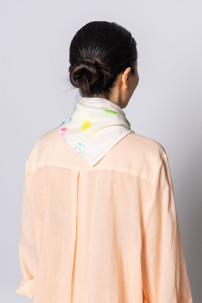 Hand Painted Scarf VII - Texta Test