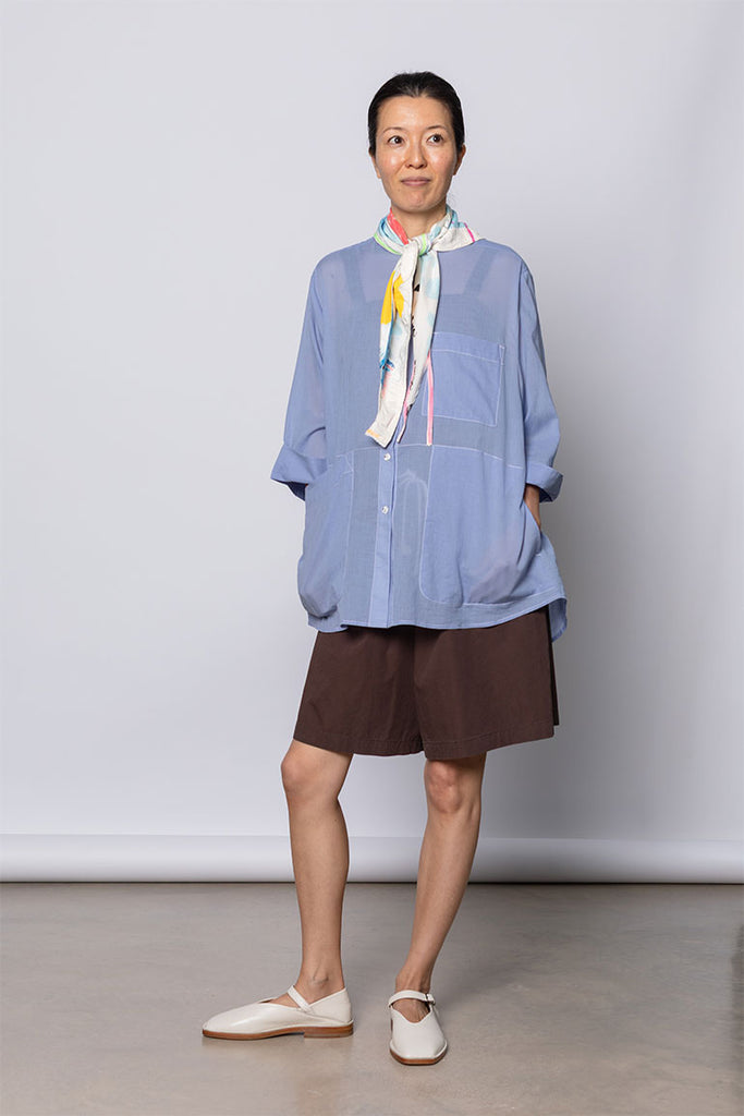 Hand Painted Scarf VI - Multi/Pocket