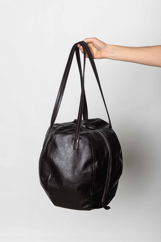 Helmet Hobo Bag - Dark Chocolate