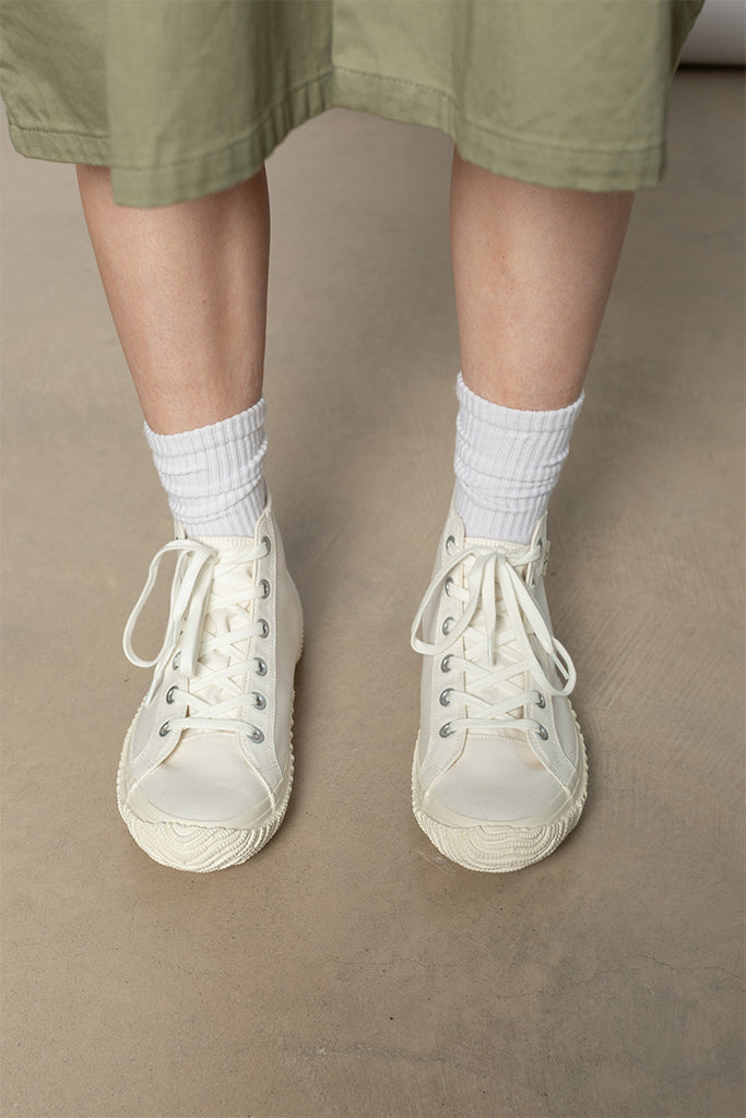 High Cut Sneaker - White