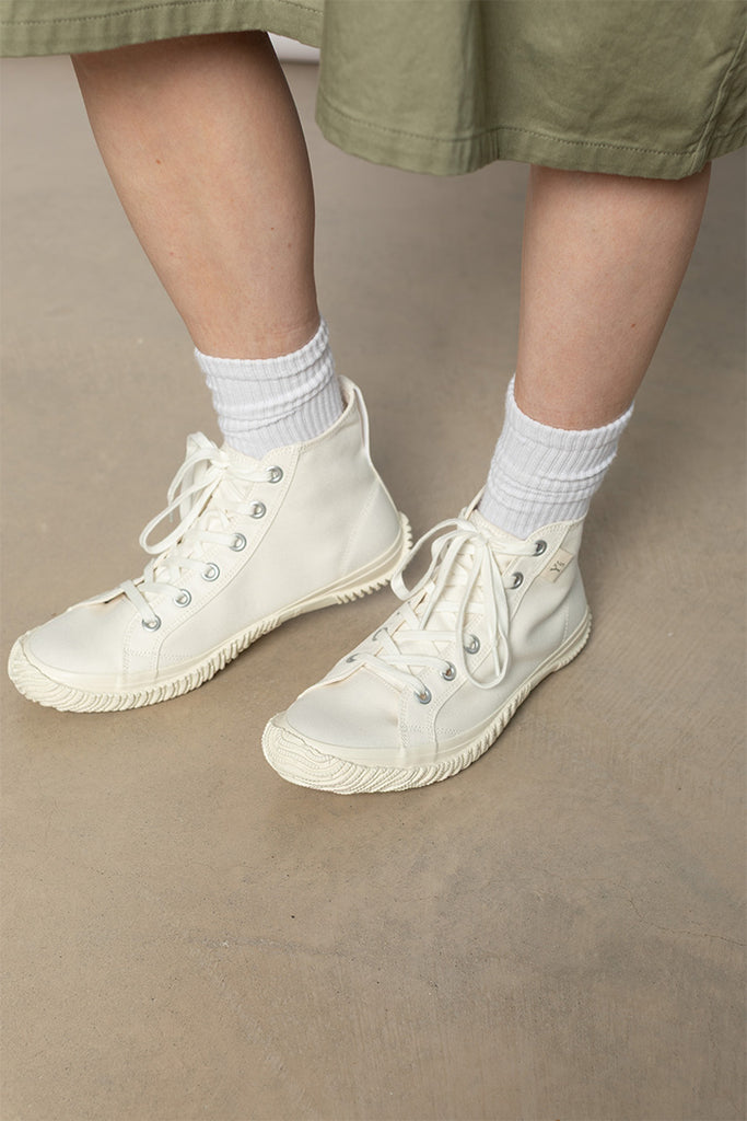 High Cut Sneaker - White