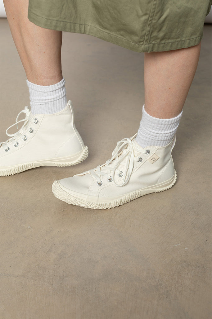 High Cut Sneaker - White