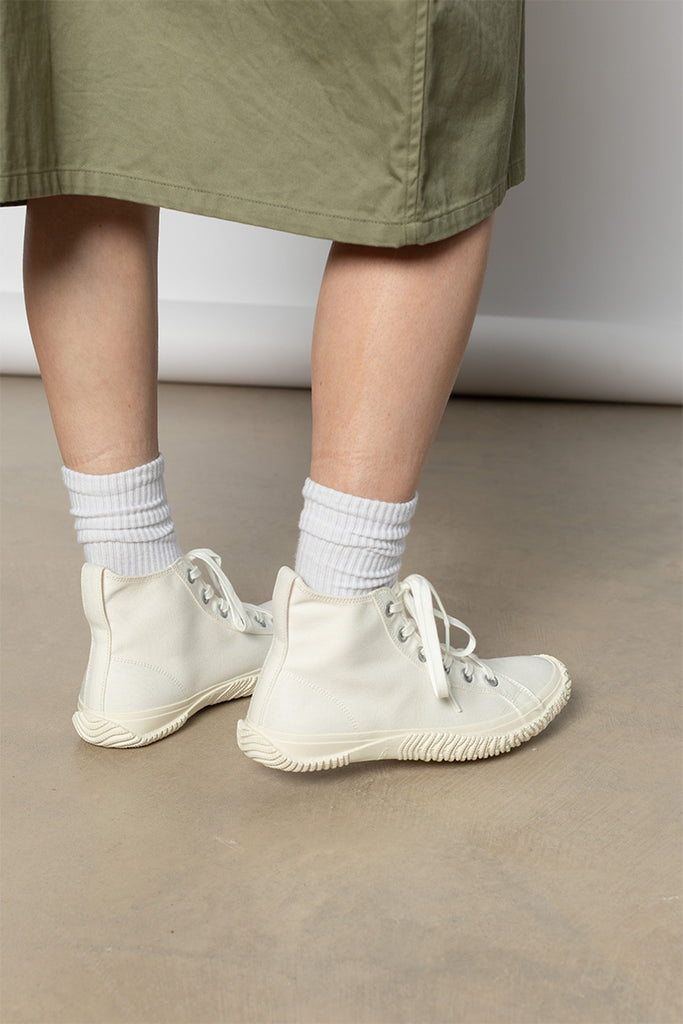 High Cut Sneaker - White