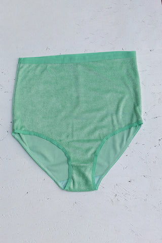 High Waist Bell Pants - Telu Green