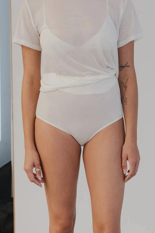 High Waist Bell Pants - Undyed