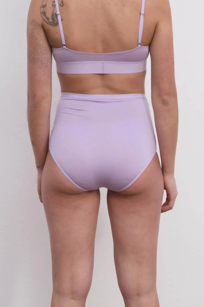 High Waist Bell Pants - One Purple