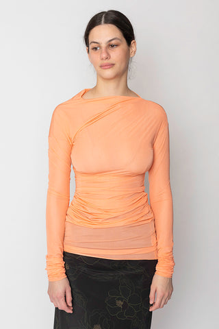 Hoan Sheer Top - Peach