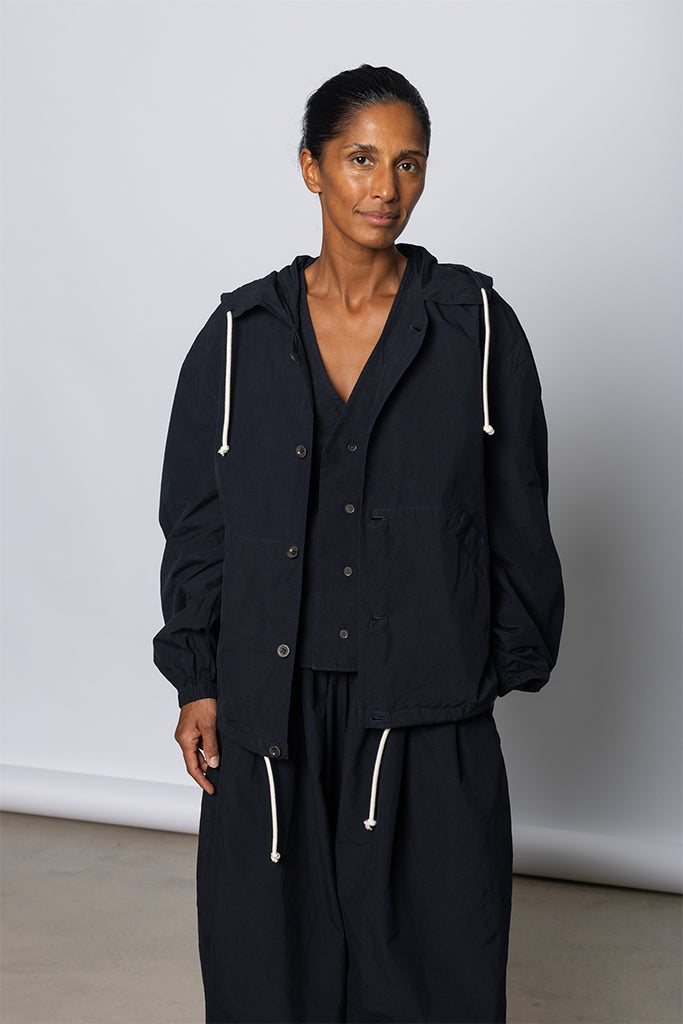 Huckle Hoodie - Off Black