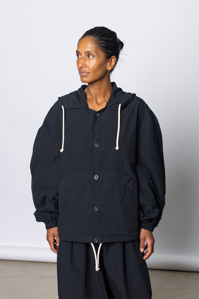 Huckle Hoodie - Off Black
