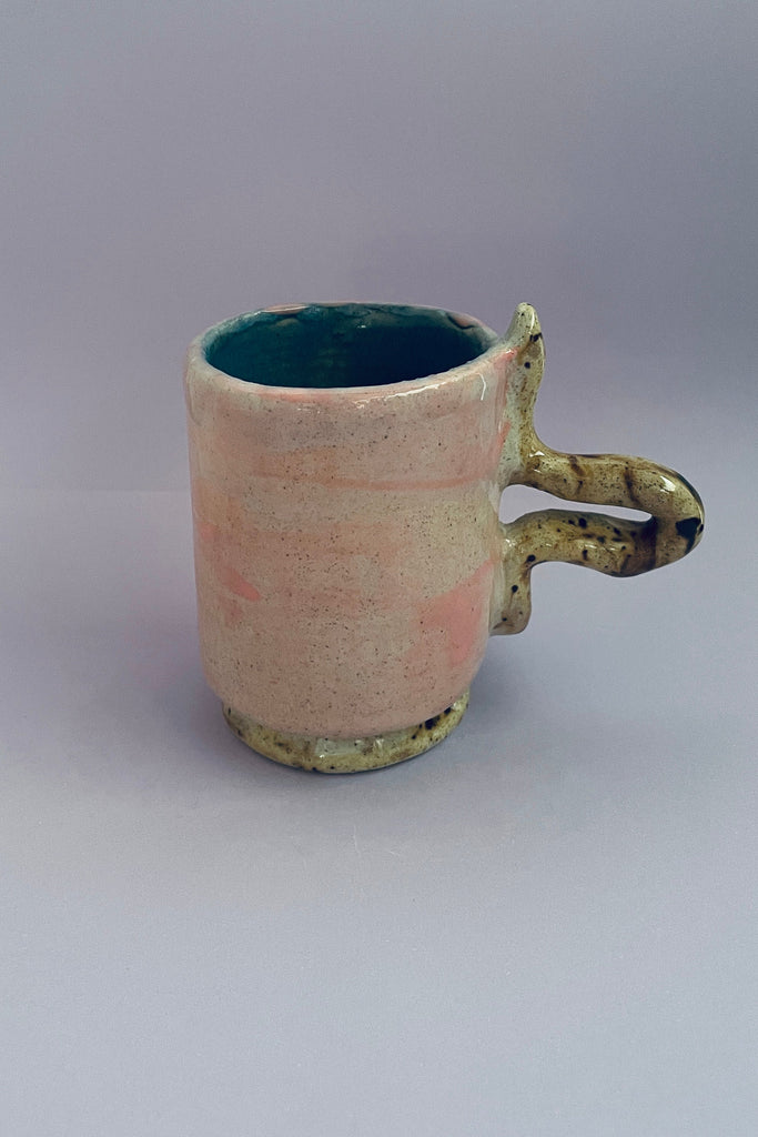 Snake Cup - Brown/Pink/Blue