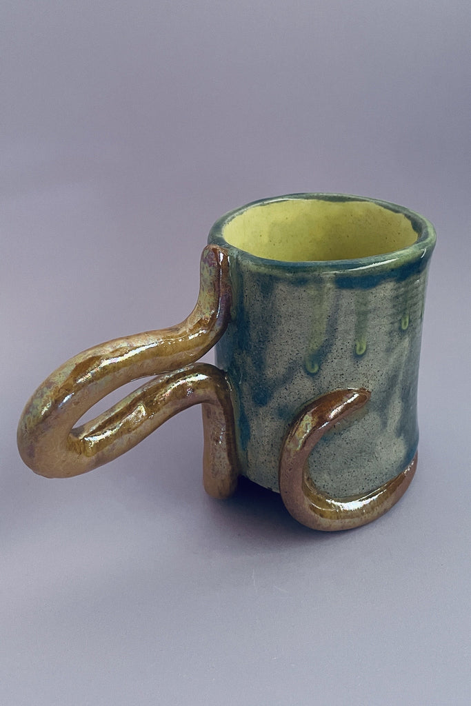 Snake Cup - Bronze/Blue/Lemon