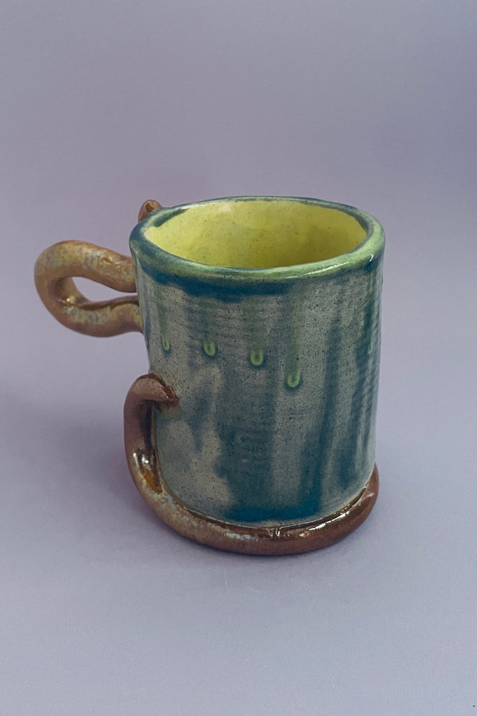 Snake Cup - Bronze/Blue/Lemon