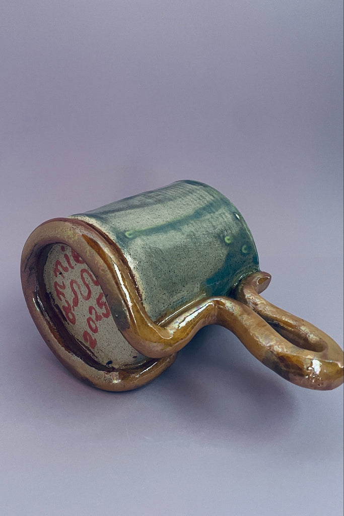 Snake Cup - Bronze/Blue/Lemon