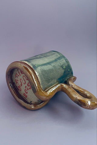 Snake Cup - Bronze/Blue/Lemon