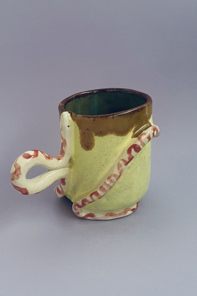 Snake Cup - Red/Lemon/Bronze