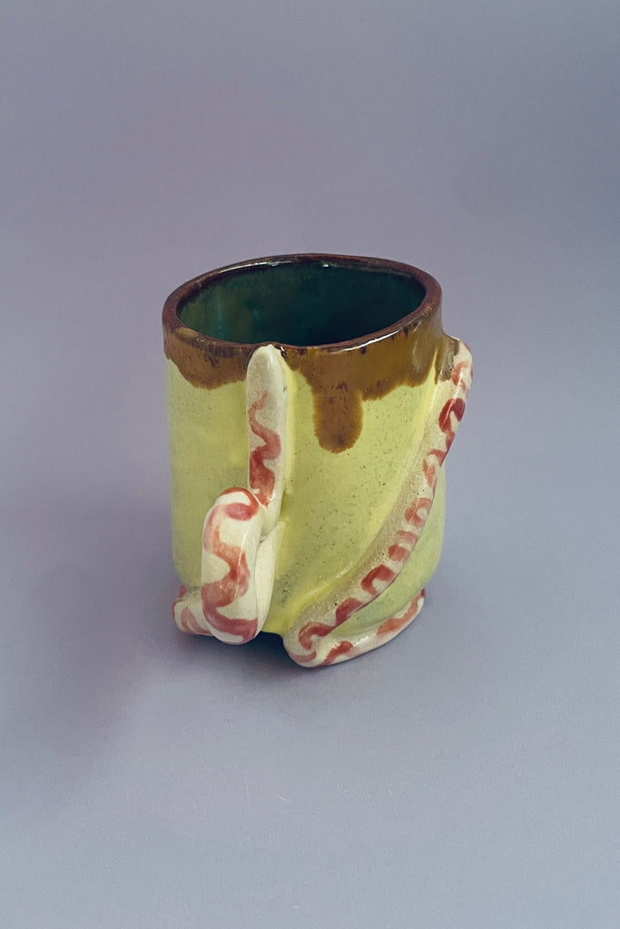 Snake Cup - Red/Lemon/Bronze