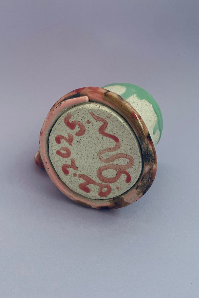 Snake Cup - Red Snake/Green Drips