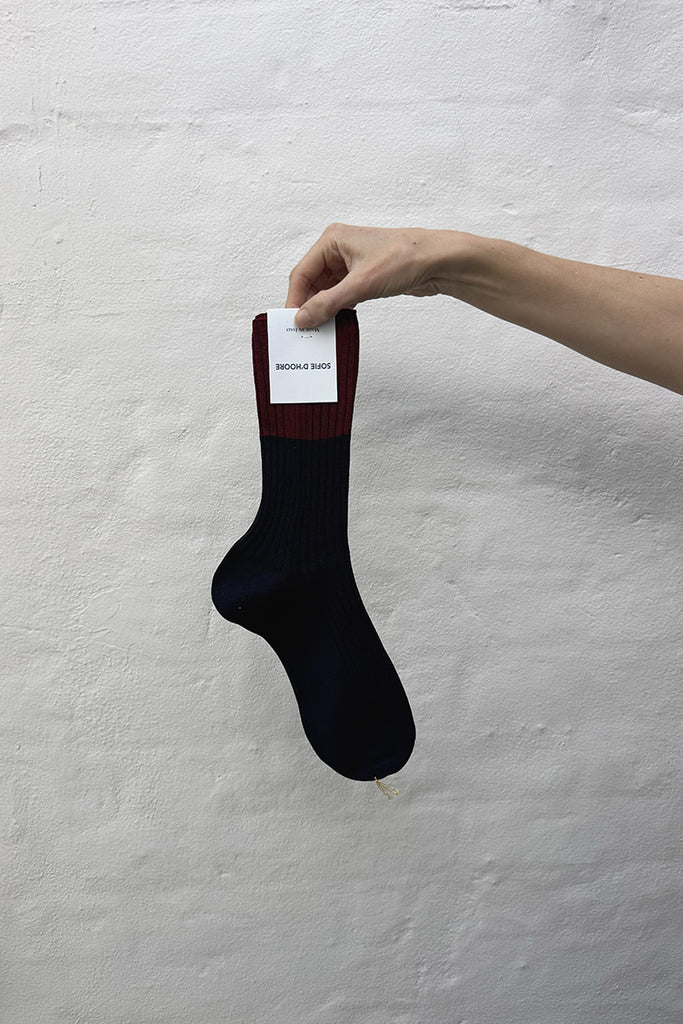 Four Crew Socks - Navy