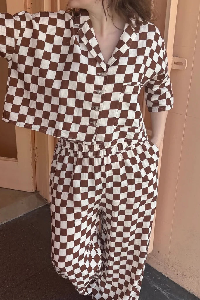 Maxim Shirt - Chestnut Check