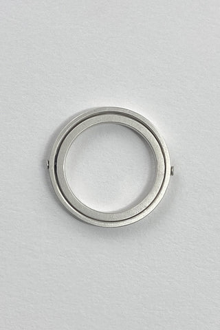 Infinity Ring With Hidden Argyle Diamonds - Sterling Silver