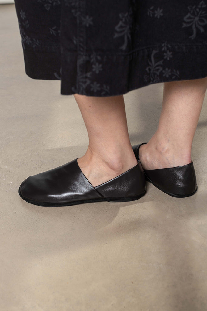 Indoor Slippers - Dark Chocolate